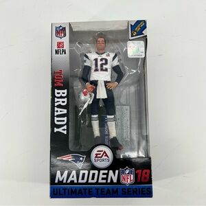 017 McFarlane Tom Brady Figure Madden 18 Ultimate Team Series SB Exclusive NIB